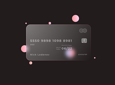 Glass Card Design app art bank card banking app banks branding design figma glasseffect glassmorphism gradients illustration logo minimal typogaphy ui ux vector web website