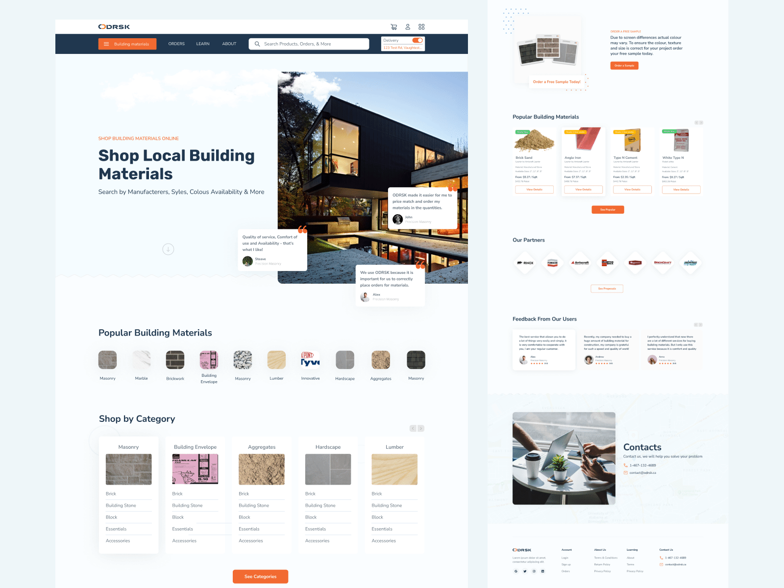 Building Materials Store🏗 animation best branding building clean creative design gif icon materials minimal shop shop for building simple top ui user interface web website