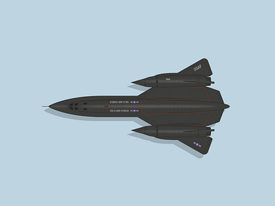 Lockheed SR-71 Blackbird Illustration