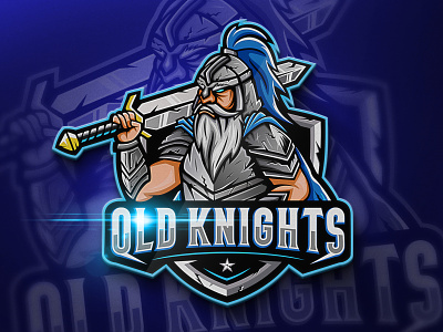 Old Knights armor logo character esport logo fighting game game logo graphic design helmet helmet logo illustration knight knight logo knight logo mascot logo logo sport mascot logo silver logo mascot sword logo sword logo mascot warrior logo