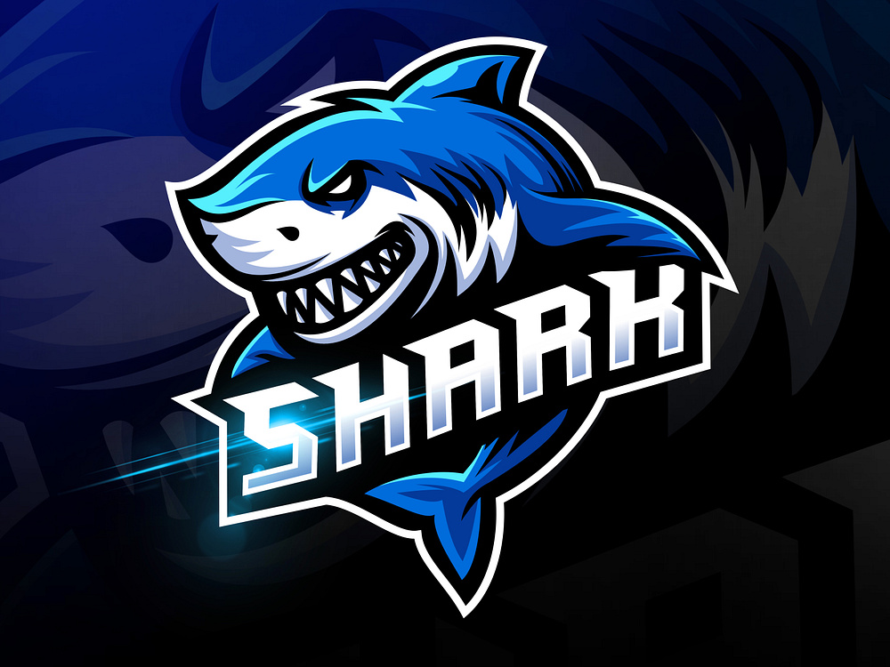 shark logo by Ala.eisnz on Dribbble