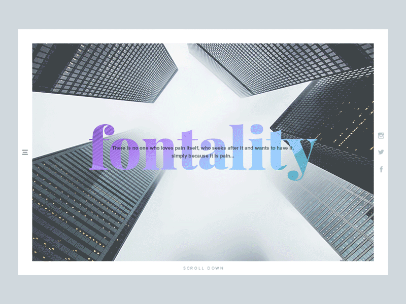 fontality city flat gif gradient minimal motion site