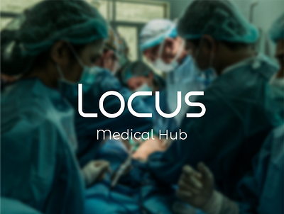 Locus Medical Hub Logo Concept branding design graphic design hospital logo logo contest logo design medical medice