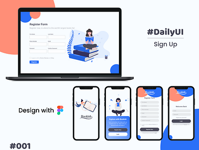 Daily UI #001 Register Form Concept