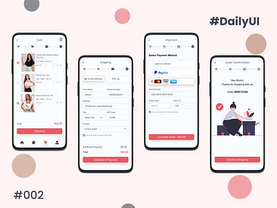 Daily UI #002 Checkout