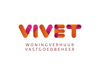 Vivet logo branding immobilien logo