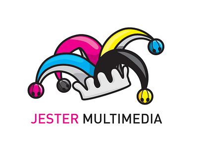 Jester Logo branding cmyk design icon illustration jester logo logodesign multimedia vector