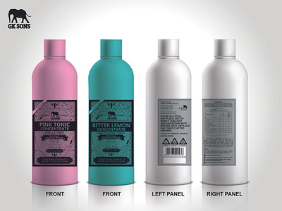 GK Sons Tonic Labels