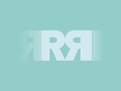 R design monogram rebound vector