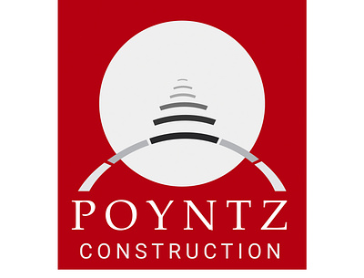 Poyntz construction Logo branding logo