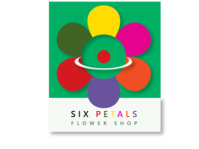 logo - SIX PETALS  flower shop