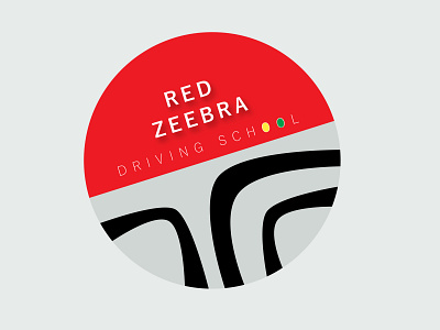 RED ZEEBRA - Driving School logo branding design driving school logo graphic design logo logo design red zeebra