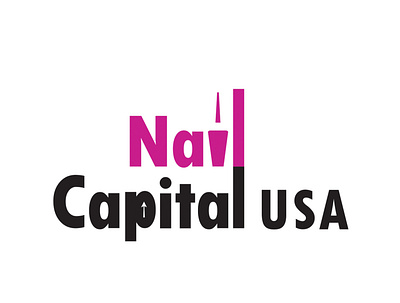 logo -Nail Capital USA branding design graphic design harsenk logo logo logo design nail nail artist nail supply nailcapitalsupply nailsupplycapitalusa nailsupplycompany nailusa