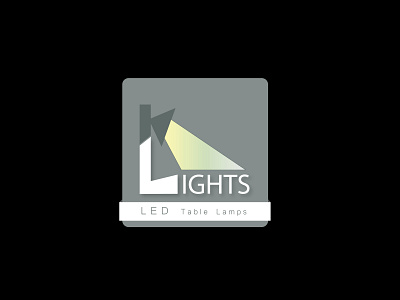 LIGHTS - logo branding design elegant elegantlogo graphic graphic design harsenk logos led led lights ledlight lights logo logo design vector