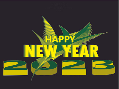 2023 HAPPY NEW YEAR 2023 design graphic design happy new year harsenkdesign newyear