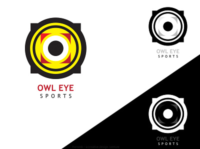 logo branding design graphic design harsenk design harsenk logos illustration logo logo design owl eye sports logo