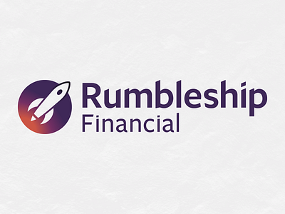 Rumbleship Logo Refresh branding financial gradient logo refresh rocket ship
