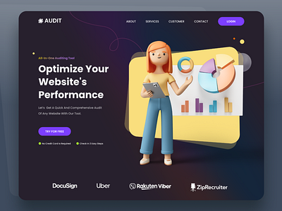 AUDIT WEBSITE audit black website creative design design gradient greatdesign minimal trend ui uiuxdesign ux webdesign