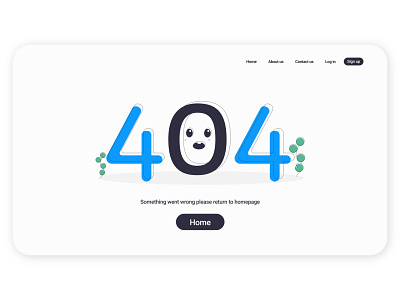 404 Page Web UI daily ui illustration ui ui deisgn web design