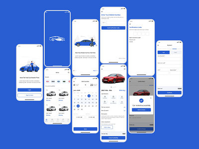 Car rental ios app app app design car rental design illustration ios mobile app rental process ui ui deisgn