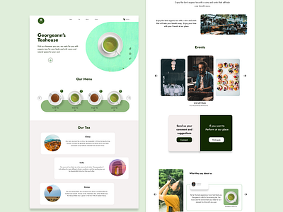 Georgeann's tea house full landing page