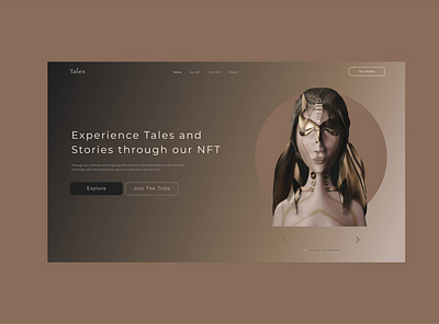 NFT Website design gradient graphic design nft ui web webdesign