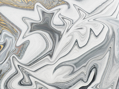 Gray Liquid Marble Artwork