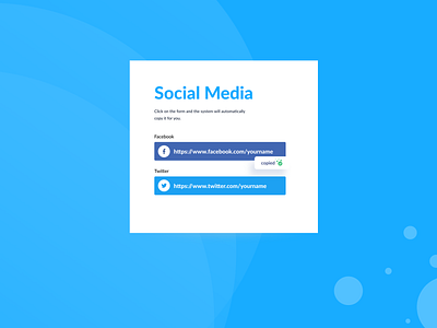 Social Media Card card clean design figma minimalistic ui
