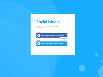 Social Media Card