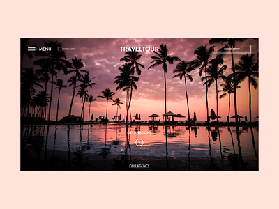 Start Page for Travel Agency