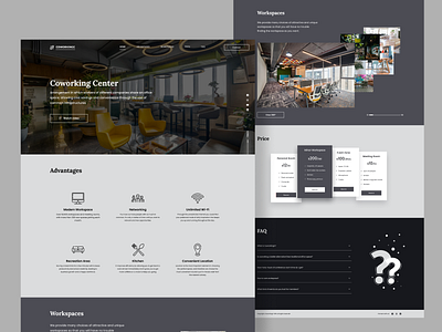 Coworking Landing Page