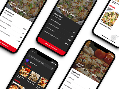 Food App Concept food app hanoi mobile app design ux ui designer vietnam