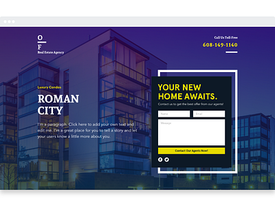 Real Estate Agency ui ux ux ui designer hanoi web design