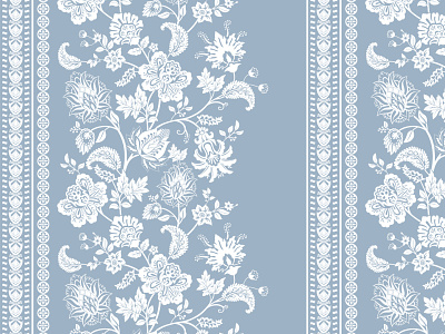 Blue and white floral pattern blue floral flowers pattern wallpaper winter