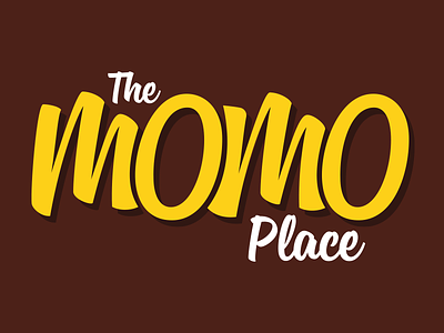 Branding for The Momo Place arkwerk branding custom type food food logo identity logo design momos north east two design