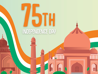 Happy 75th Independence Day! bike branding design ebikes graphic design illustration independence india minimal sustainableliving ui ux yulu yulubikes