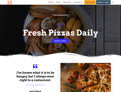 Restaurant Website realistic restaurant website