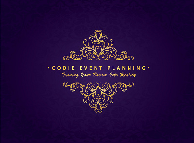 Codie Event Planning Logo Design. branding illustration logo vector