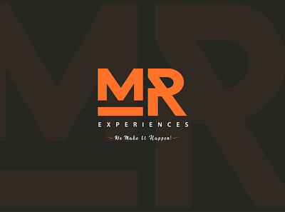 MR Experiences Logo Desogn. branding illustration logo vector