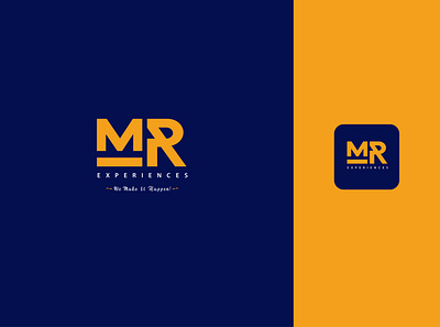 MR Experiences Logo Desogn. illustration logo vector