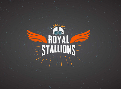 Royal Stallions Logo Design. illustration logo vector