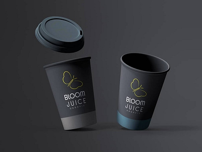 Bloom Juice Organic Logo Design