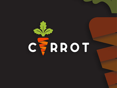 Carrot Logo Design animation app branding design illustration logo typography ui vector