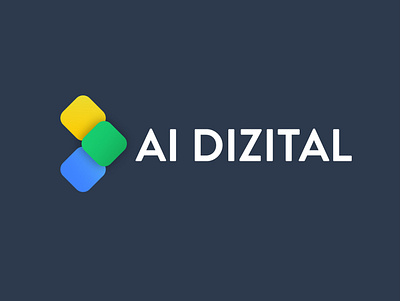 AI Dizital Logo Design. animation app branding design illustration logo typography ui ux vector