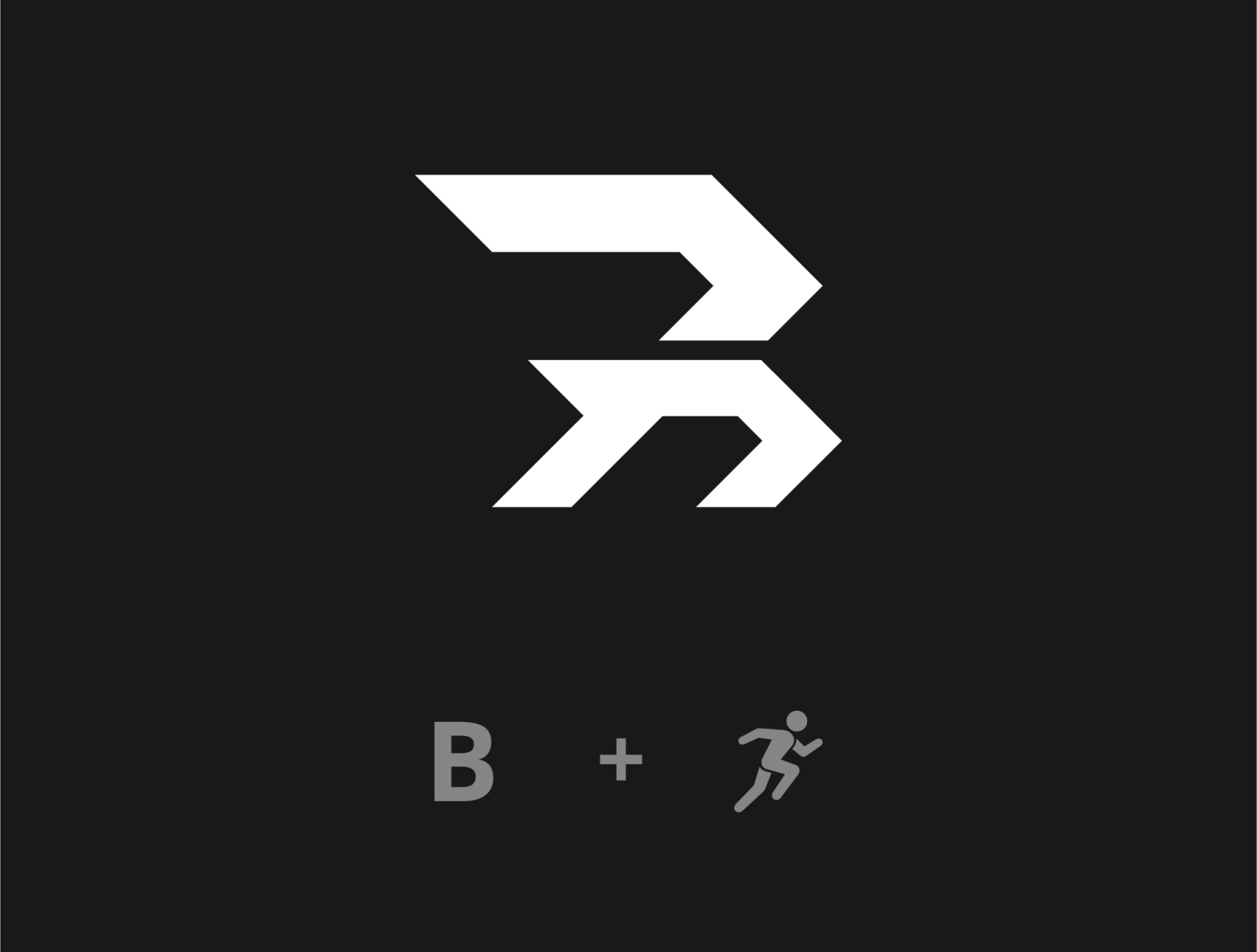 B + Run Logo Concept. By Pranay Verma On Dribbble