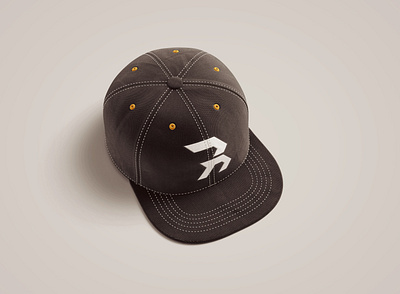 Barnines Fitness Cap Mockup animation branding design illustration logo typography ui vector