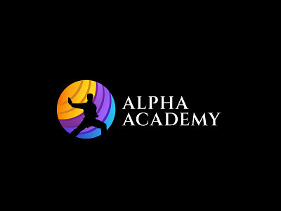 Alpha Academy Logo Design branding design illustration logo typography vector