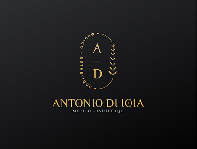 AD Medico Esthetique Logo Design animation branding design illustration logo typography vector