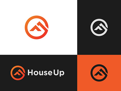 House Up Logo Design animation branding design icon illustration logo typography vector