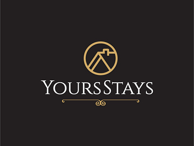 Yours Stays Logo Design Sample 2 animation branding design illustration logo typography ui vector